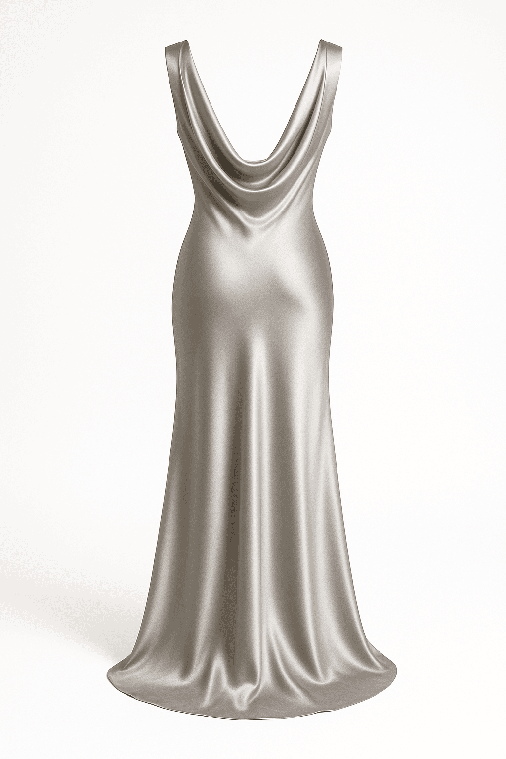 Argent Cowl Gown